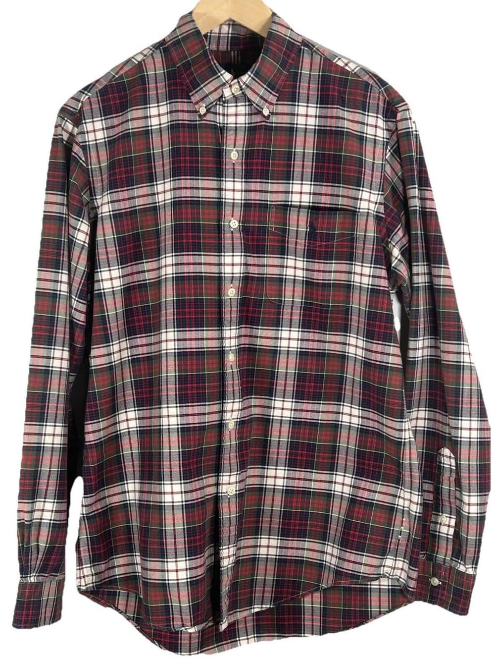 Ralph Lauren Classic Fit Men’s Plaid Long Sleeve Button-Down Shirt Size M